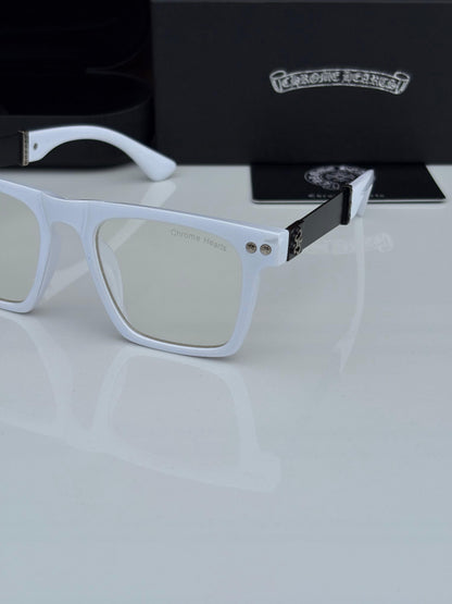 Chrome Hearts 1911 White Plano Frames