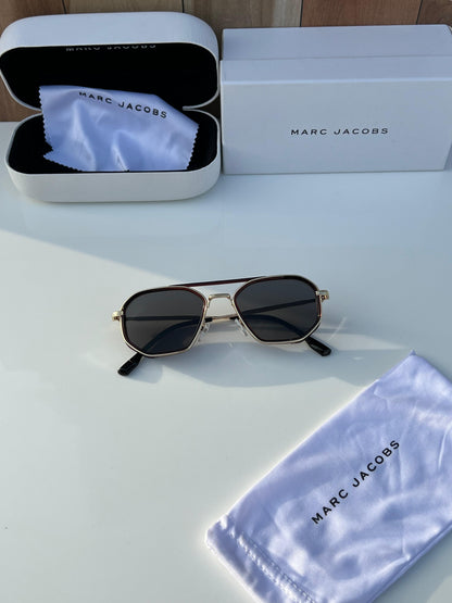 Marcc Jacobss Gold/Brown Luxury Shades