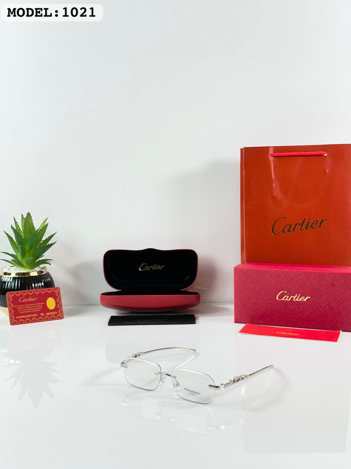Cartier 1021 Silver frame